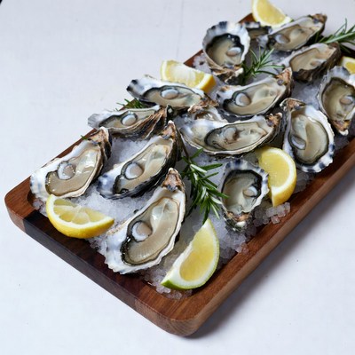Fresh Oysters with Lemon and Rosemary