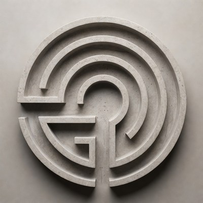 Stone Labyrinth Maze Design