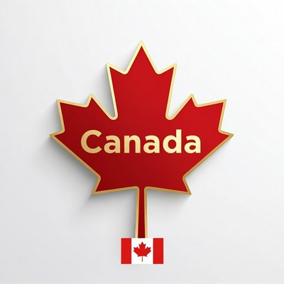 Red Maple Leaf Canada Flag