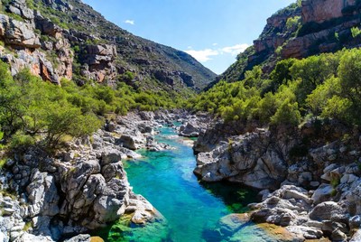 Turquoise River in Rocky Canyon