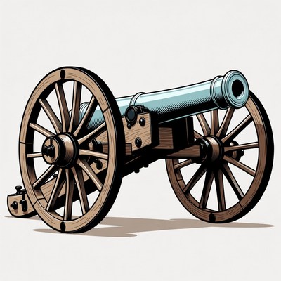 Vintage Cannon Illustration