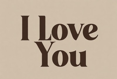 I Love You Text