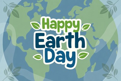 Happy Earth Day Illustration