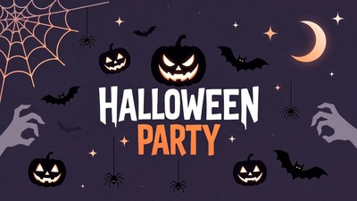 Halloween Party Illustration