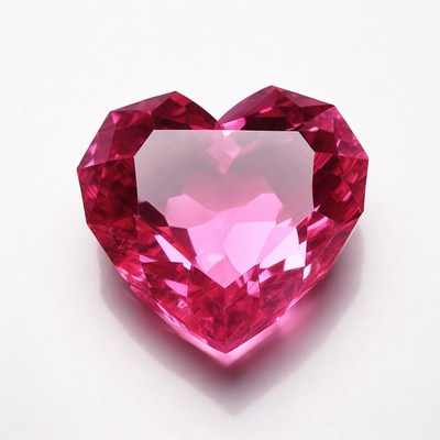 Pink Heart Shaped Diamond