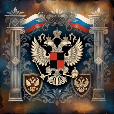 Russian Double-Headed Eagle Coat of Arms