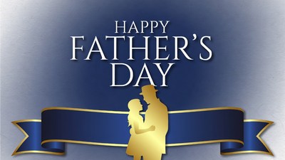 Father's Day Silhouettes Hugging