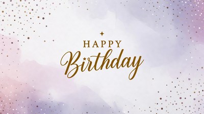 Happy Birthday Elegant Illustration