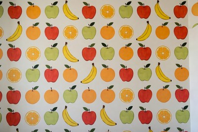 Colorful Fruit Pattern Illustration