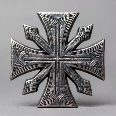 Ornate Iron Cross Symbol