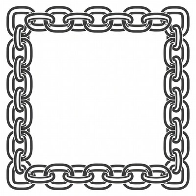 Chain Link Border Frame