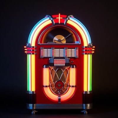 Vintage Neon Jukebox