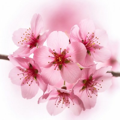 Pink Cherry Blossom Flowers