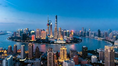 Shanghai Skyline at Night