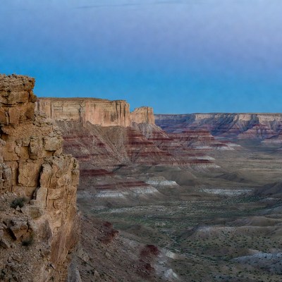 Red Rock Canyon Landscape at Sunset