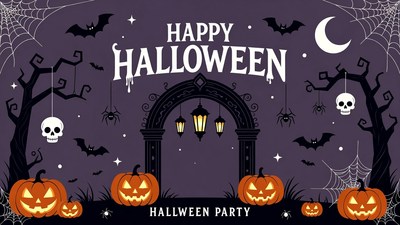 Happy Halloween Party Illustration