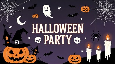 Halloween Party Illustration