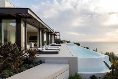 Modern Infinity Pool Cliffside House