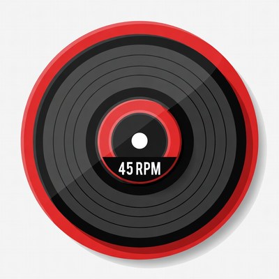 45 RPM Vinyl Record