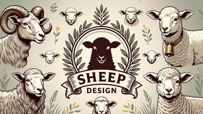 Sheep Design Illustration