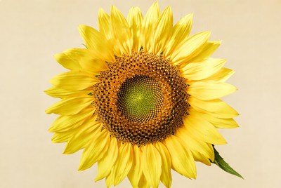 Sunflower on isolated background