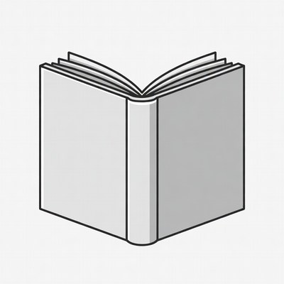 Open Book Illustration