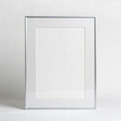 Empty Silver Picture Frame