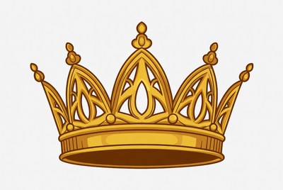Golden Crown Illustration