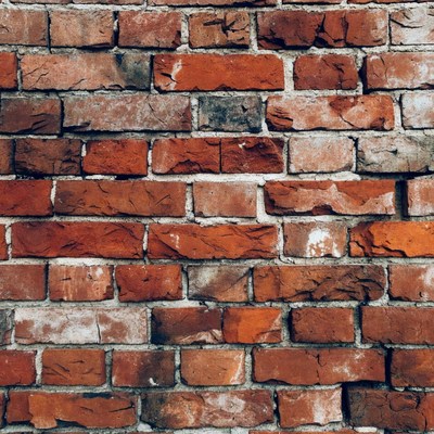 Rustic Red Brick Wall Texture