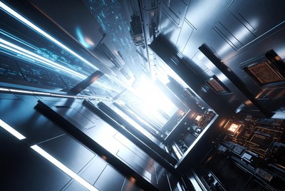 Futuristic Sci-Fi Corridor Interior