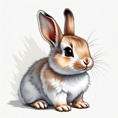 Cute bunny illustration