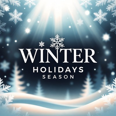 Winter Holidays Season Background