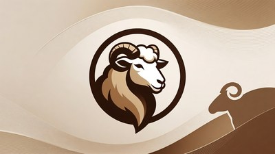 Ram Head Logo Illustration