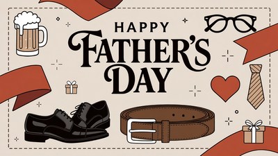 Happy Father's Day Illustration