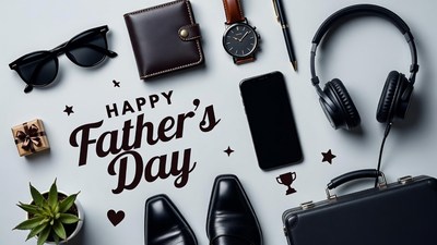 Happy Father's Day Flat Lay