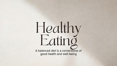 Healthy Eating Typography