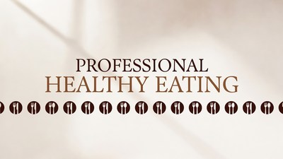 Professional Healthy Eating Banner