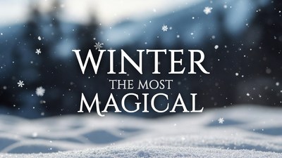 Winter The Most Magical Text Overlay