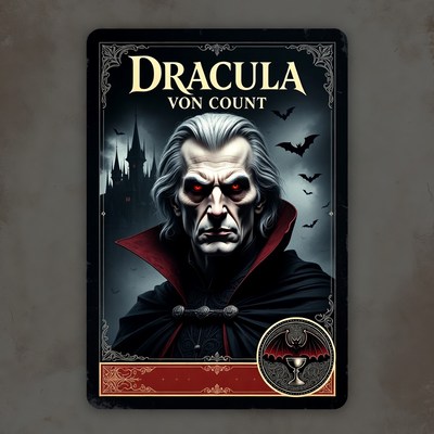 Dracula Von Count Portrait