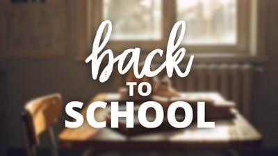 Back to School Text Overlay