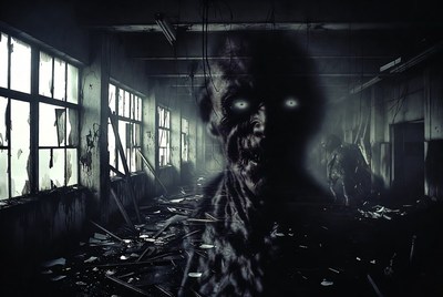 Zombie in Abandoned Building