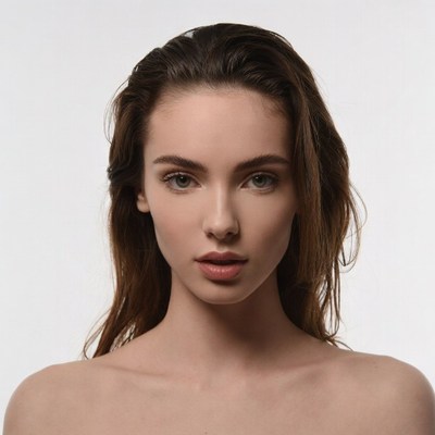 Beautiful woman with wet hair