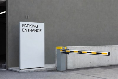 Parking Entrance Gate Sign