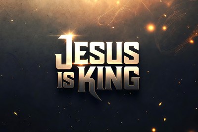 Jesus is King Text Graphic