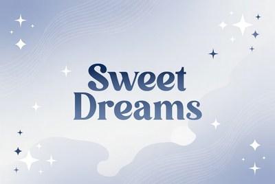 Sweet Dreams Text Illustration