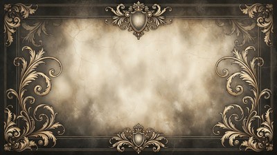 Ornate Vintage Blank Frame