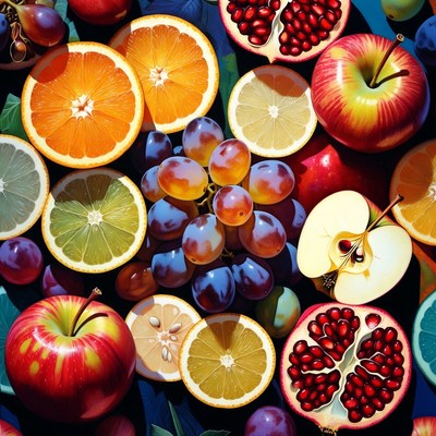 Vibrant Fresh Fruit Arrangement