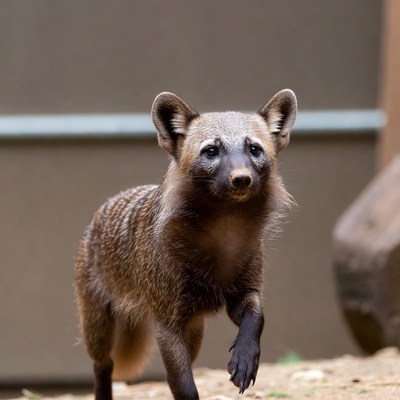 Banded Linsang Walking