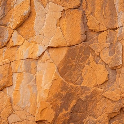 Rough Orange Sandstone Rock Texture