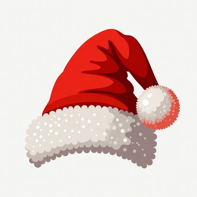 Red Santa Hat Illustration
